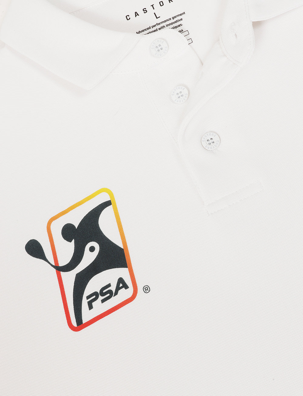 PSA Squash Polo - White