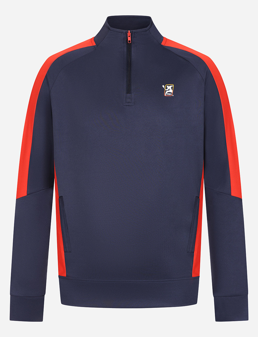 PSA Squash 1/4 Zip Track Top - Navy