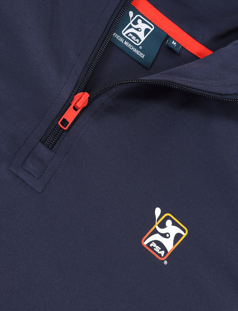 PSA Squash 1/4 Zip Track Top - Navy